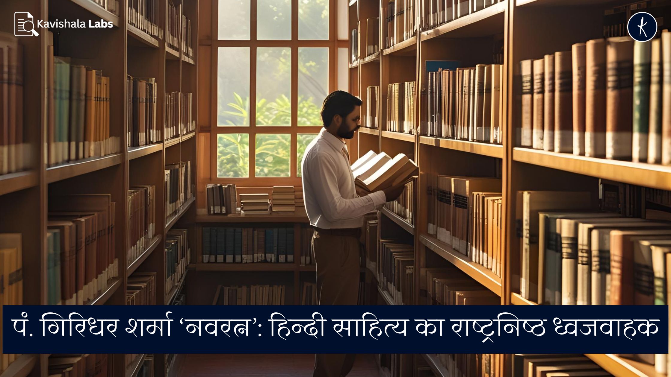 पं. गिरिधर शर्मा ‘नवरत्न’: हिन्दी साहित्य का राष्ट्रनिष्ठ ध्वजवाहक's image