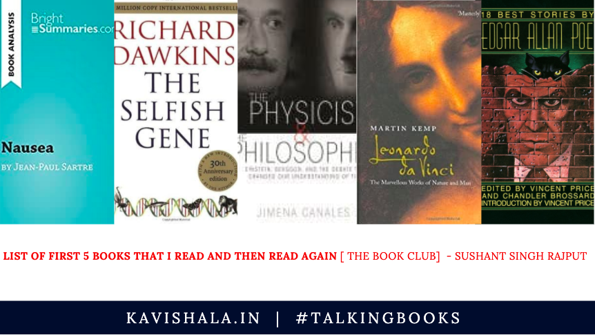 List of first 5 books that I read and then read again - Sushant Singh Rajput [From The Books Club - A Twitter Account Managed By SSR]'s image